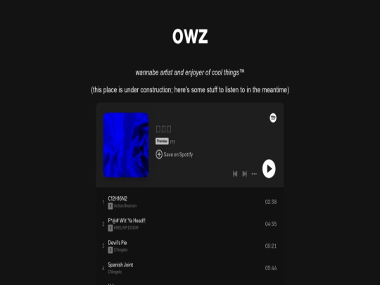 index screenshot