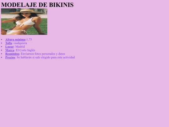 proyectofinal/bikinis screenshot