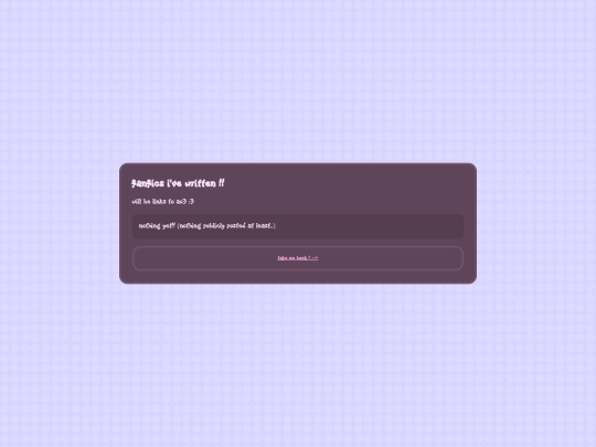 fanfics screenshot