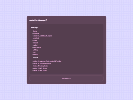 sitemap screenshot