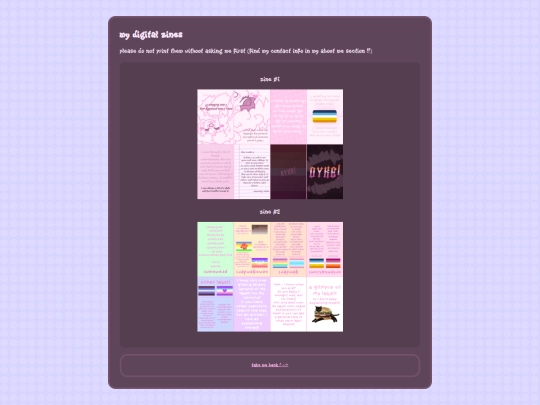 zines screenshot