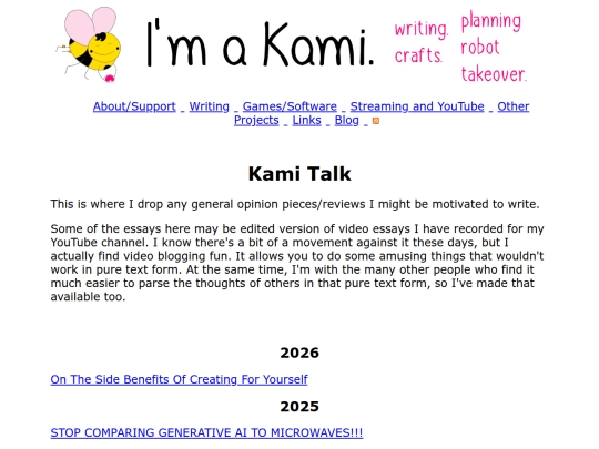blog screenshot