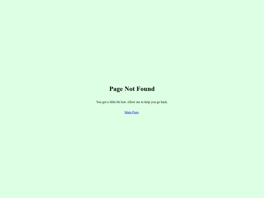 not_found screenshot