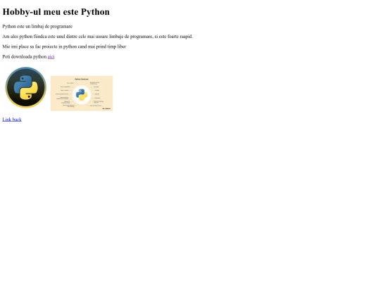 proiectscl1/hobby screenshot