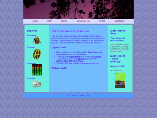 index_tab_credits screenshot