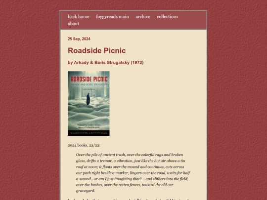 posts/2024-09-25-Roadside-Picnic screenshot