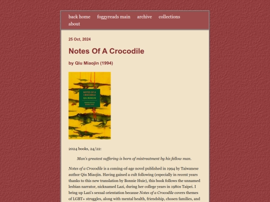posts/2024-10-25-Notes-Of-A-Crocodile screenshot