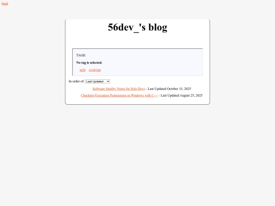 blog screenshot