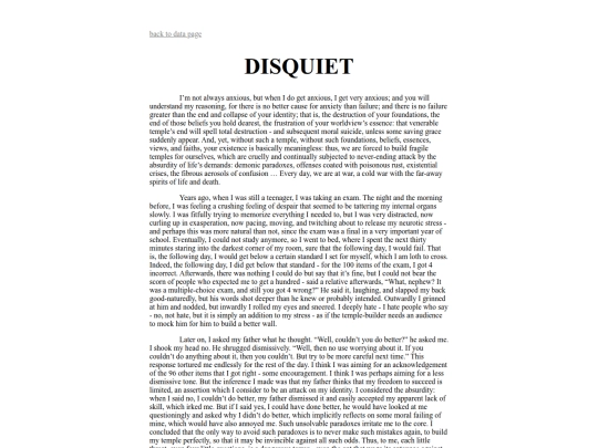 writings/texts/disquiet screenshot