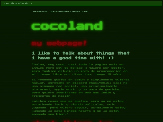 index screenshot