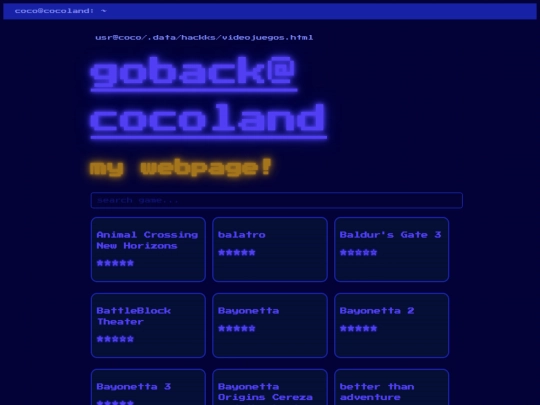 videojuegos screenshot