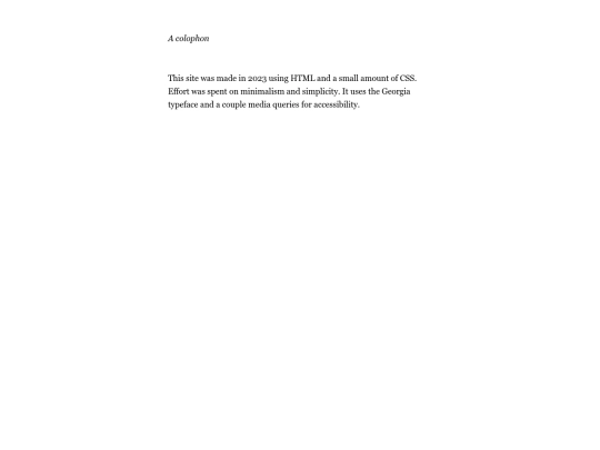 colophon screenshot