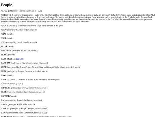 encyclopedia/people screenshot