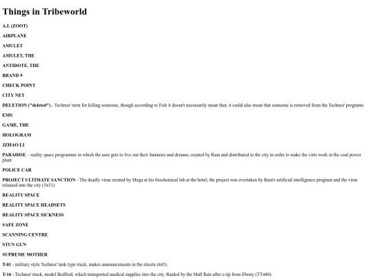 encyclopedia/things screenshot