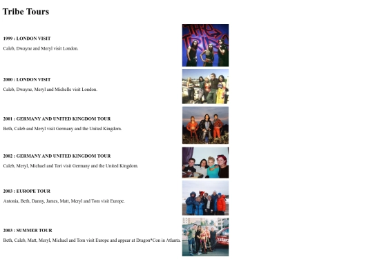 tours screenshot