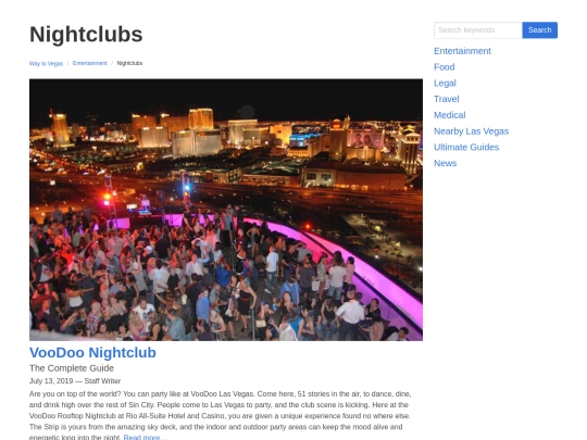entertainment/nightclub screenshot