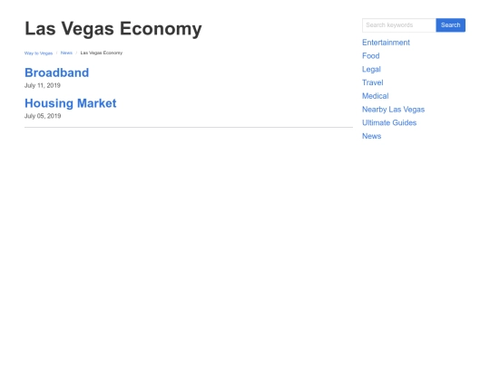las-vegas-news/economy screenshot
