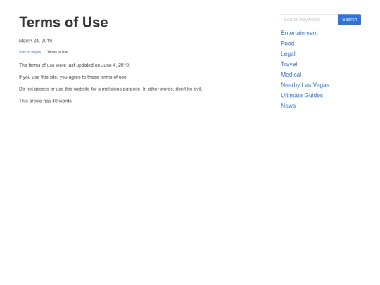 terms-of-use screenshot