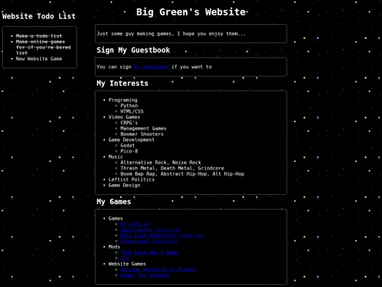 index screenshot