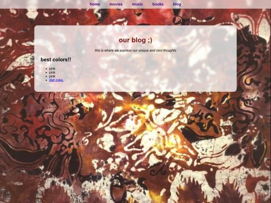 blog screenshot