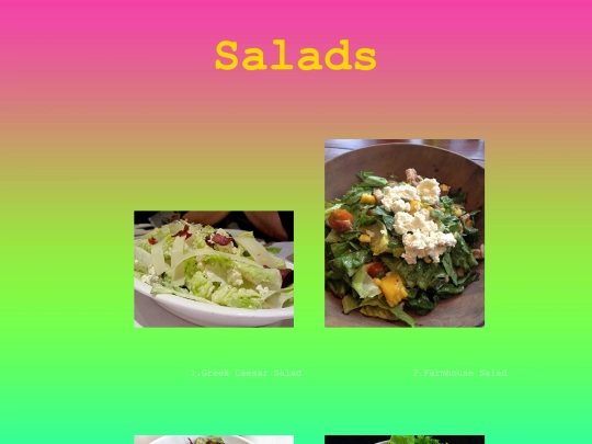 salad screenshot