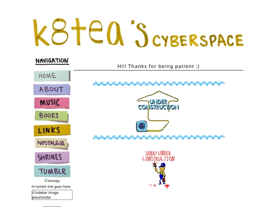 links screenshot