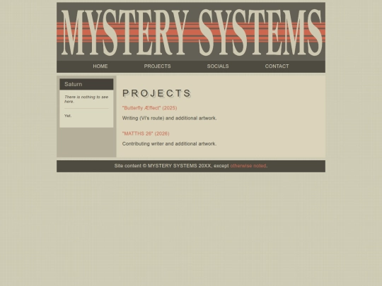 projects screenshot