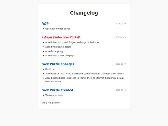 changeLog screenshot