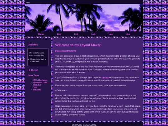 index screenshot