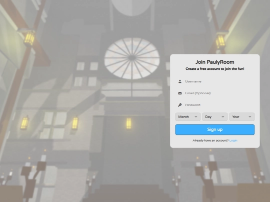 SignUp screenshot