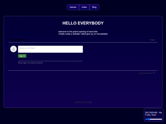 blog screenshot