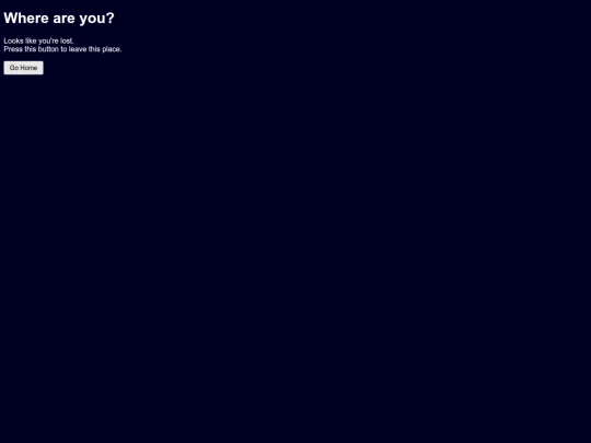 not_found screenshot