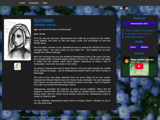 characters/Selessannea screenshot