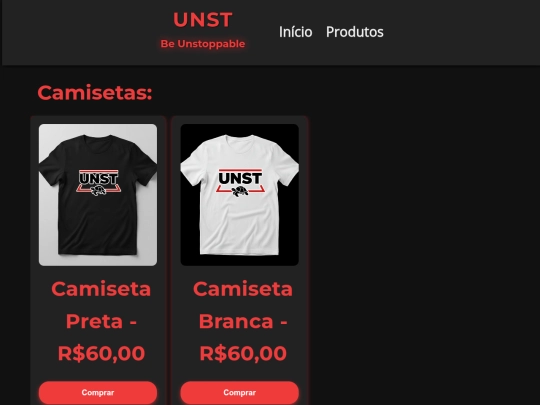 Produtos screenshot