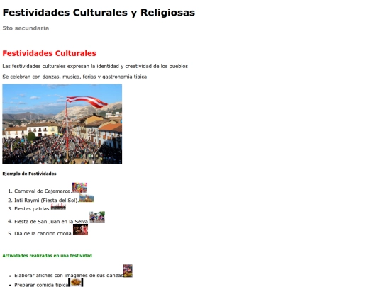 Festividades screenshot