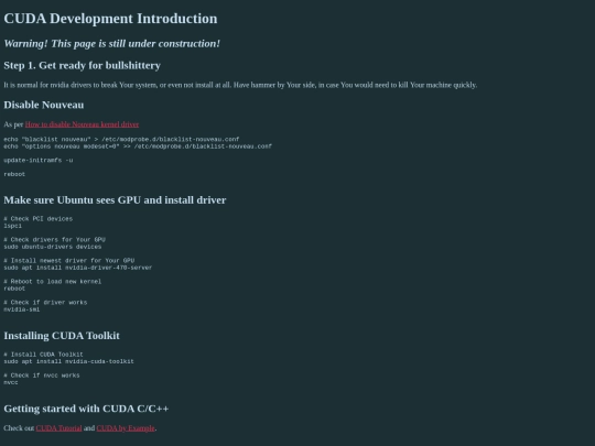 cudaintro screenshot