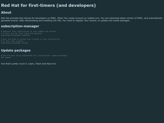 redhat_firsttime screenshot