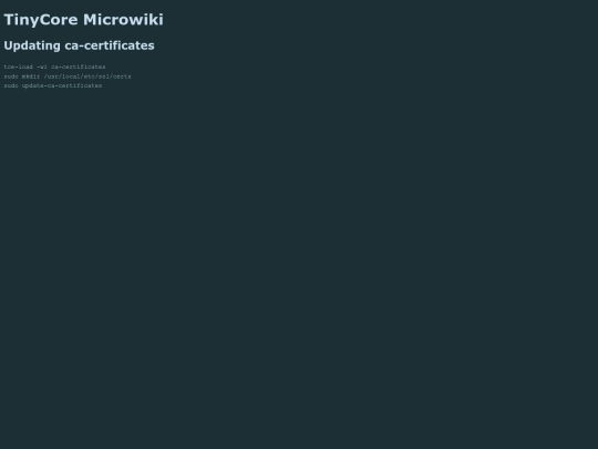 tc/microwiki screenshot