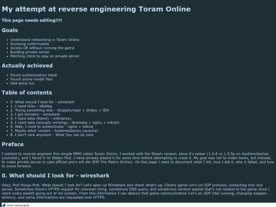 toramre screenshot