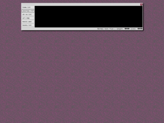 journal screenshot