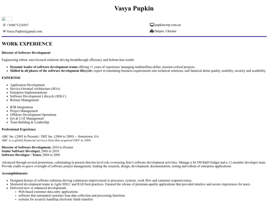 index screenshot