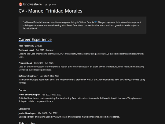 cv screenshot