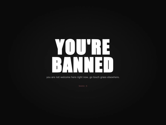 banned screenshot