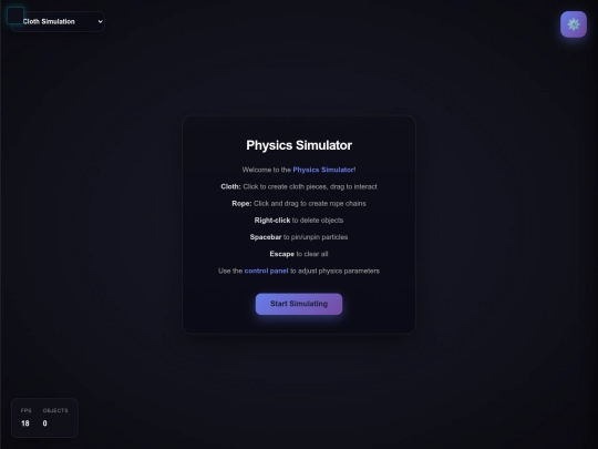 physics screenshot