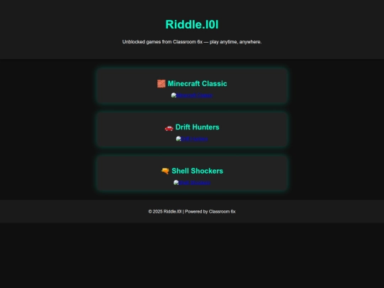 index screenshot