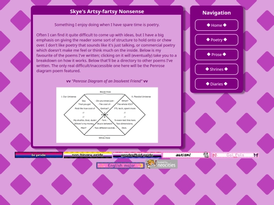poetry screenshot