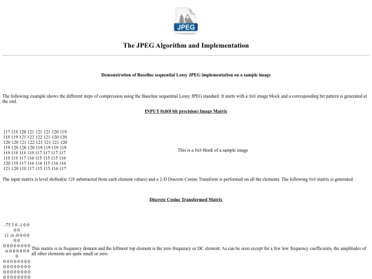 Demonstration-of-Baseline-sequential-Lossy-JPEG-implementation screenshot