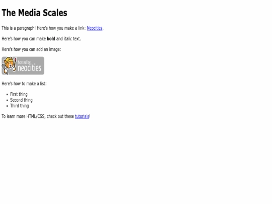 index screenshot
