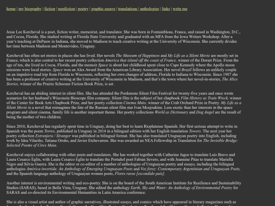 biography screenshot