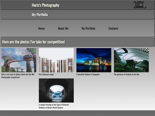 myportfolio screenshot